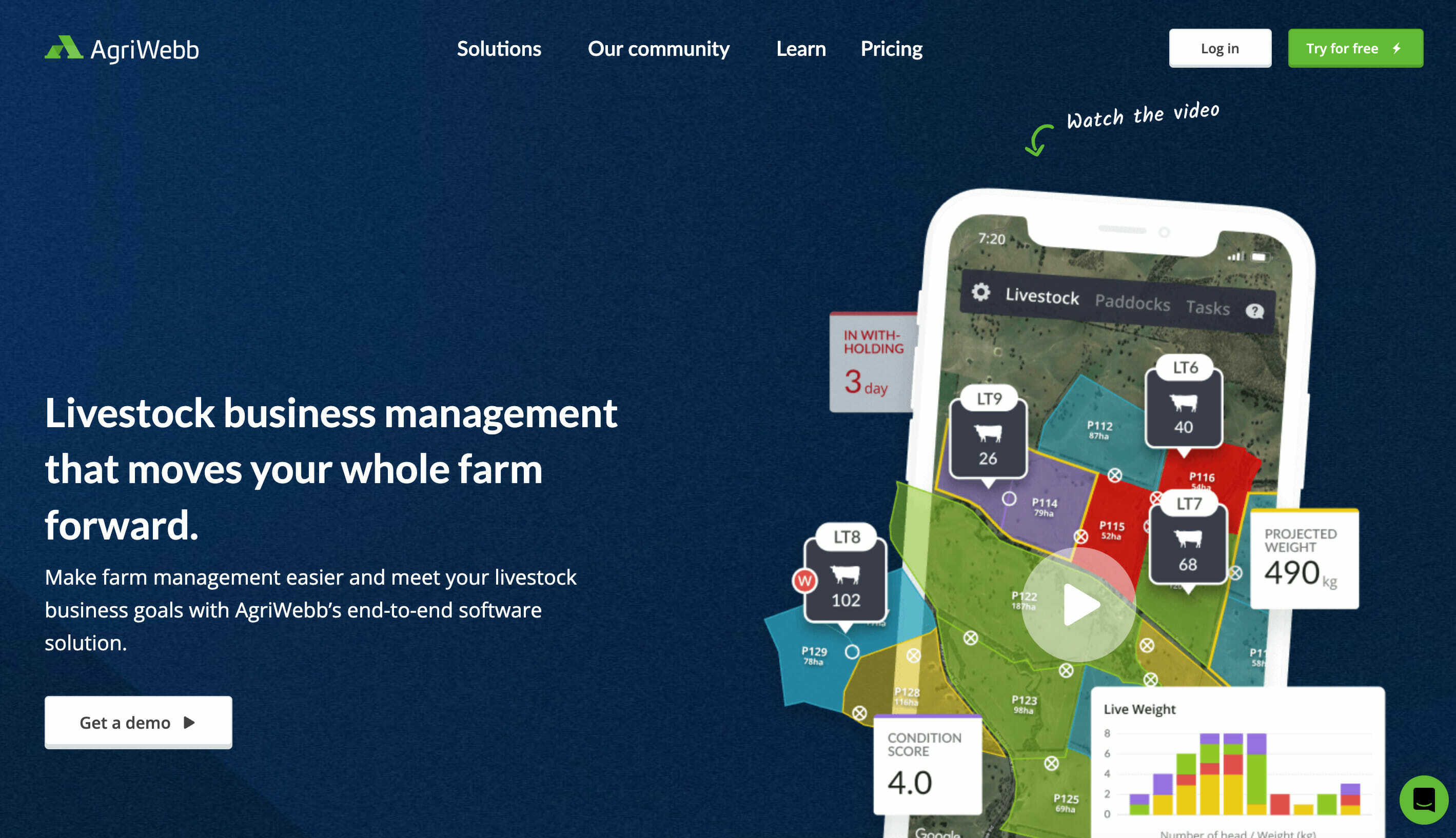 Agriwebb website
